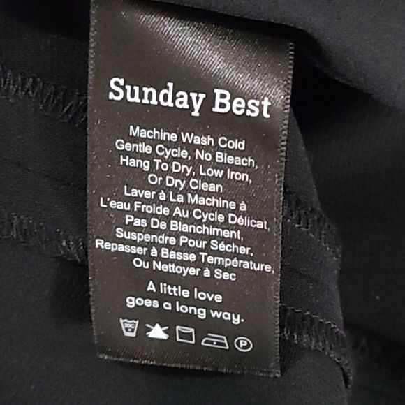 ARITZIA SUNDAY BEST Black Weller Smock Dress Size 8 - Picture 15 of 16